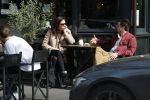 Amsterdam 30 maart 2019
Daniel de Ridder en zijn vriendin Halina Reijn op terras en op de beethovenstraat.
