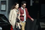 Amsterdam 30 maart 2019
Daniel de Ridder en zijn vriendin Halina Reijn op terras en op de beethovenstraat.