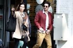 Amsterdam 30 maart 2019
Daniel de Ridder en zijn vriendin Halina Reijn op terras en op de beethovenstraat.