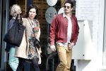 Amsterdam 30 maart 2019
Daniel de Ridder en zijn vriendin Halina Reijn op terras en op de beethovenstraat.