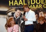 Amsterdam 25 maart 2019
Julia Berendse, Dook van Dijck, Mariska van Kolck, Tony Neef, Willemijn Maandag en Jordy van Loon bij de perspresentatie van de musical Haal het doek maar op in het DeLaMar Theater in Amsterdam. Hans Cornelisse