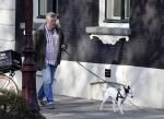 Amsterdam 1 april 2019
Hans v d Togt met zijn hondje op terras en aan het wandelen.