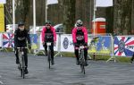 Heerenveen 17 maart 2019
De hollandse 100 voor de stichting lymphe&Co in Thialf.
Maxim Froger en Rene Froger op de racefiets