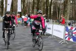 Heerenveen 17 maart 2019
De hollandse 100 voor de stichting lymphe&Co in Thialf.
Maxim Froger en Rene Froger op de racefiets