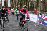 Heerenveen 17 maart 2019
De hollandse 100 voor de stichting lymphe&Co in Thialf.
Maxim Froger en Rene Froger op de racefiets