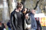 Amsterdam Vondelpark 24 maart 2019
Romy Monteiro met haar nieuwe vriend Jasper Suyk verliefd in het vondelpark.