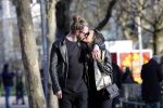Amsterdam Vondelpark 24 maart 2019
Romy Monteiro met haar nieuwe vriend Jasper Suyk verliefd in het vondelpark.