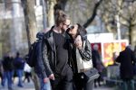 Amsterdam Vondelpark 24 maart 2019
Romy Monteiro met haar nieuwe vriend Jasper Suyk verliefd in het vondelpark.