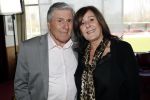Amsterdam 30 maart 2019
Boekpresentatie van Jan Jongbloed in kantine van AFC. Sjaak Swart met zijn dochter Jacqueline
