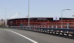 Alkmaar 6 april 2020
AZ stadion zonder dak vanaf de snelweg gezien