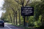 Nigtevecht 13 april 2020
Corona bord naast de weg