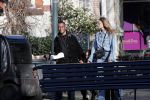 Amsterdam 7 februari 2020
Doutzen Kroes en haar man Sunnery James doen boodschappen met hun dochtertje op de cornelis schuytstraat