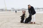 Scheveningen 20 maart 2020
Frank en Rogier met hun honden op het strand.