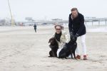 Scheveningen 20 maart 2020
Frank en Rogier met hun honden op het strand.