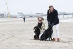 Scheveningen 20 maart 2020
Frank en Rogier met hun honden op het strand.