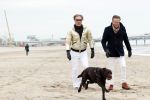 Scheveningen 20 maart 2020
Frank en Rogier met hun honden op het strand.