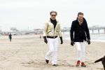Scheveningen 20 maart 2020
Frank en Rogier met hun honden op het strand.