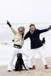 Scheveningen 20 maart 2020
Frank en Rogier met hun honden op het strand.