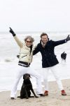 Scheveningen 20 maart 2020
Frank en Rogier met hun honden op het strand.