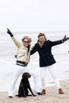 Scheveningen 20 maart 2020
Frank en Rogier met hun honden op het strand.