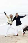 Scheveningen 20 maart 2020
Frank en Rogier met hun honden op het strand.