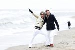 Scheveningen 20 maart 2020
Frank en Rogier met hun honden op het strand.