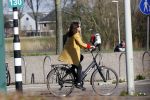 Den Haag 21 maart 2020
Irma Sluis gaat met haar dochter fietsen vanaf haar huis