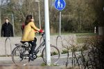 Den Haag 21 maart 2020
Irma Sluis gaat met haar dochter fietsen vanaf haar huis