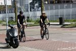 Amsterdam 11 april 2020
Olcay Gulsen en Ruud de Wild gaan samen fietsen / wielrennen