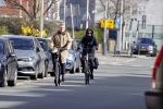 Den haag 21 maart 2020
Piet Hein Donner en zijn vrouw fietsend door Den Haag.