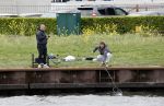 Maarssen 14 april 2020
Wesley Sneijder , zijn broers Rodney en Jeffrey zijn aan het vissen op het Amsterdam Rijn kanaal. Ook een vriend is erbij.
