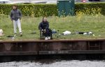 Maarssen 14 april 2020
Wesley Sneijder , zijn broers Rodney en Jeffrey zijn aan het vissen op het Amsterdam Rijn kanaal. Ook een vriend is erbij.