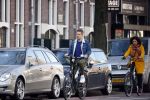 Amsterdam 30 maart 2021
Alex Klaassen op de fiets in Amsterdam.