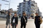 Amsterdam 26 maart 2021
Onthulling muurschildering van Judith de Leeuw bij het Leidse plein . Humberto Tan en Won Yip hebben gesponsord.