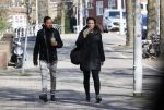 Amsterdam 29 maart 2021
Ryan Marciano met zijn vriendin Kim Sanders in Amsterdam zuid.