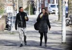 Amsterdam 29 maart 2021
Ryan Marciano met zijn vriendin Kim Sanders in Amsterdam zuid.