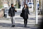 Amsterdam 29 maart 2021
Ryan Marciano met zijn vriendin Kim Sanders in Amsterdam zuid.