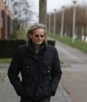 Zwolle 27 maart 2021
Sander v Betten bij zijn huis in Zwolle. Sander is de vriend van Erica Meiland