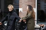 Amsterdam 16 maart 2021
Sjimmy Bruijninckx en Robine v d Meer  op straat in Amsterdam