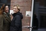 Amsterdam 16 maart 2021
Sjimmy Bruijninckx en Robine v d Meer  op straat in Amsterdam