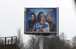 Houten Utrecht 1 maart 2022
Abri Sky radio met daarop Davina Michelle Dua Lipa en