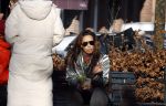 Amsterdam 5 maart 2022
Glennis Grace met de baby van Nienke Plas op de cornelis schuytstraat.