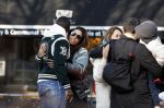 Amsterdam 5 maart 2022
Glennis Grace met de baby van Nienke Plas op de cornelis schuytstraat.
