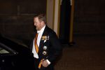Amsterdam 5 april 2022
Koningin Maxima , Koning Willem Alexander en prinses Beatrix vertrekken na een staatsbanket met de president van India bij het Paleis op de Dam.