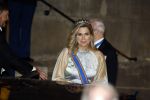 Amsterdam 5 april 2022
Koningin Maxima , Koning Willem Alexander en prinses Beatrix vertrekken na een staatsbanket met de president van India bij het Paleis op de Dam.