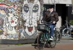 Amsterdam 7 maart 2022
Marc Marie Huybregts op de fiets in Amsterdam zuid.