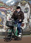 Amsterdam 7 maart 2022
Marc Marie Huybregts op de fiets in Amsterdam zuid.