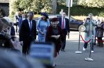 Laren 8 maart 2022
Prinses Beatrix opent een nieuwe gedeelte van het Singer museum in Laren . Prinses Beatrix arriveeert in haar nieuwe verlengde Audi A8 Hybride.