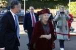 Laren 8 maart 2022
Prinses Beatrix opent een nieuwe gedeelte van het Singer museum in Laren . Prinses Beatrix arriveeert in haar nieuwe verlengde Audi A8 Hybride.
