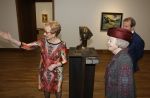 Laren 8 maart 2022
Prinses Beatrix opent een nieuwe gedeelte van het Singer museum in Laren . Prinses Beatrix arriveeert in haar nieuwe verlengde Audi A8 Hybride. prinses Beatrix wordt rond geleid door Els Blokker